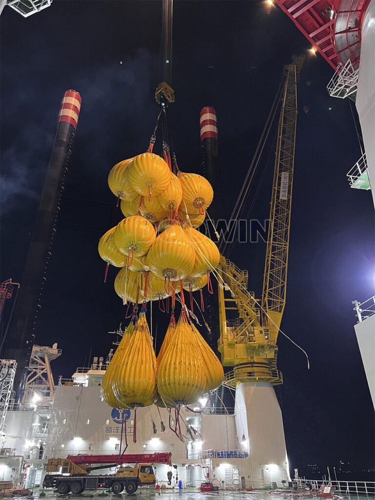 wind turbine installation vessel CRANE LOAD TESTING