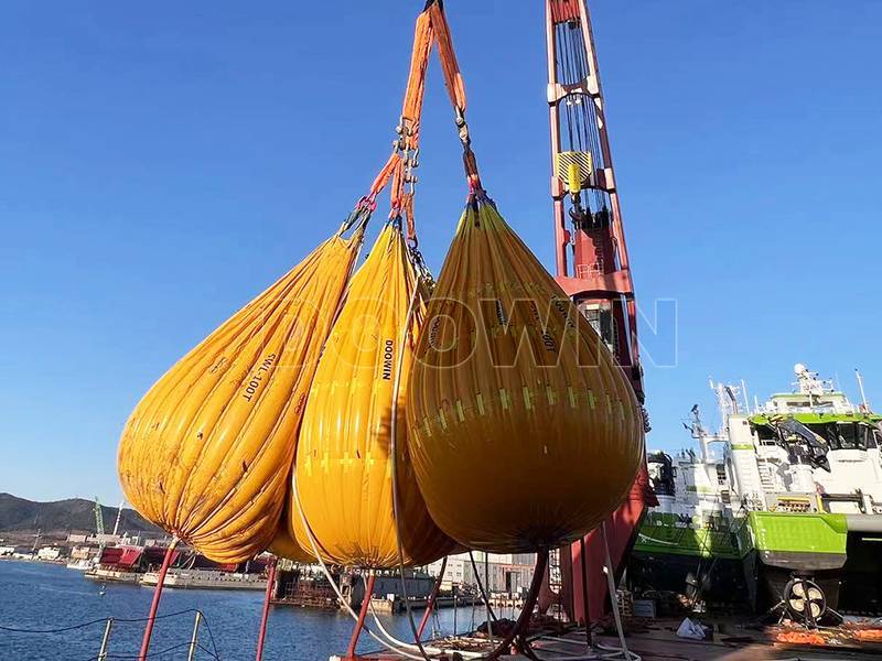 500t offshore crane load test
